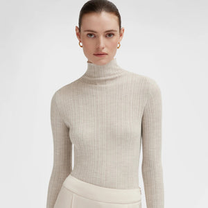 Agnona Women's Turtle Neck - Beige (K202038_7V180N)