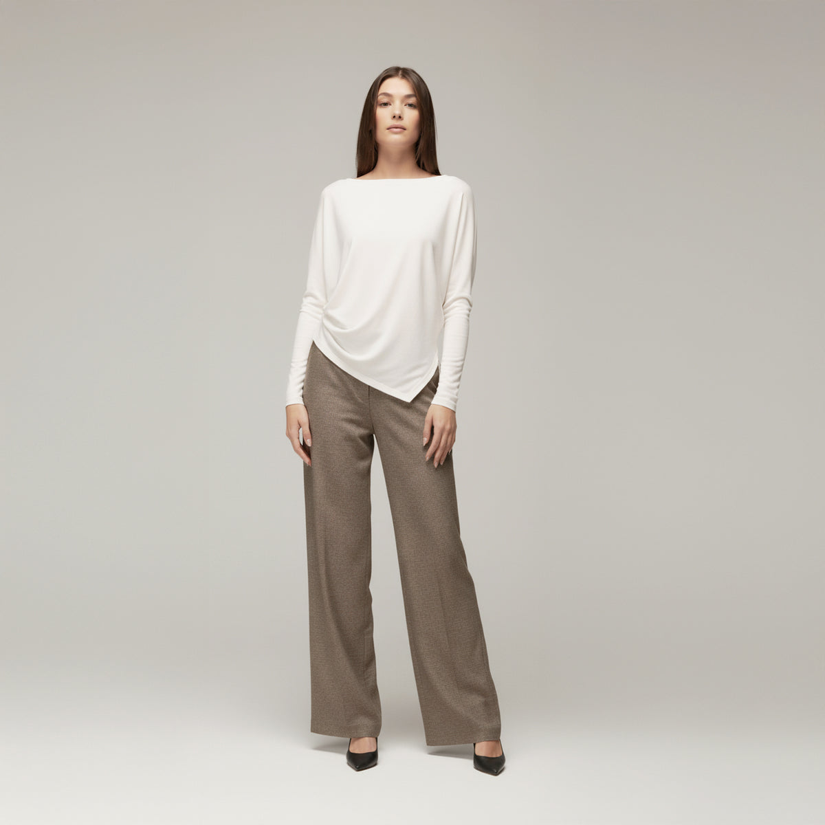 Panicale Women's Trousers - Biscuit (D370012PA/NR)