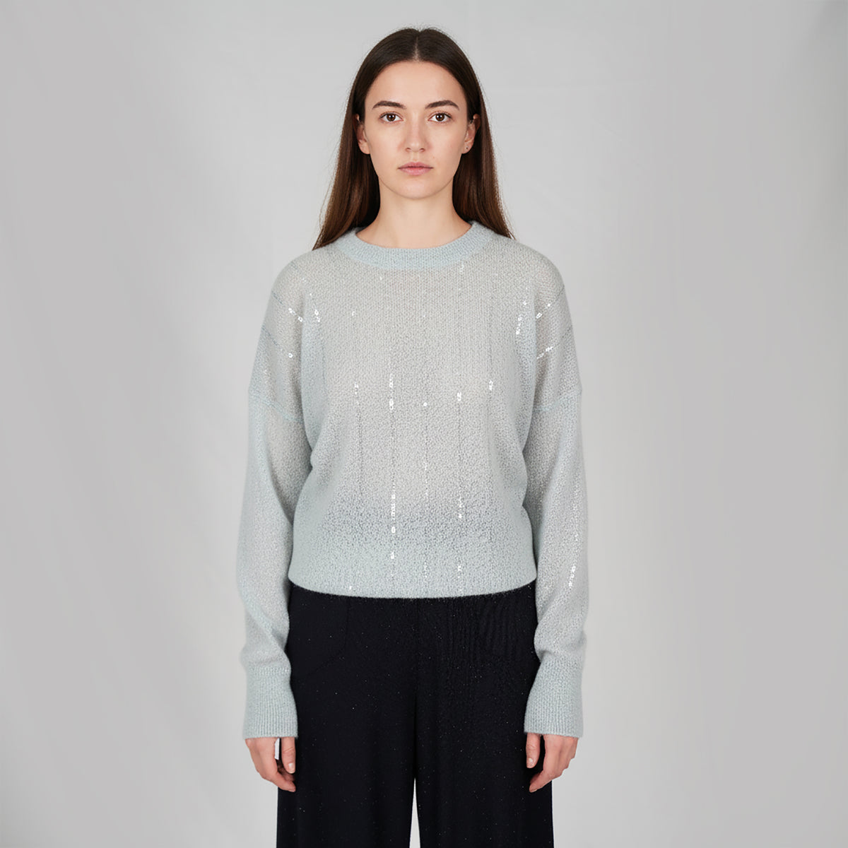Panicale Women's Round Neck Sweater - Surface (D370421G)