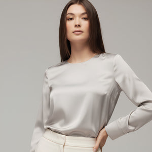 Panicale Women's Round Neck - Limestone (D371151G)