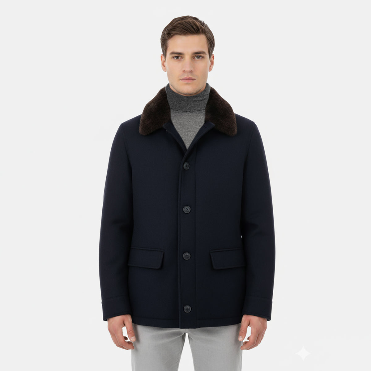 Manzoni 24 Men's Jacket - Blue (25U762-CUNFURYtr)_LP