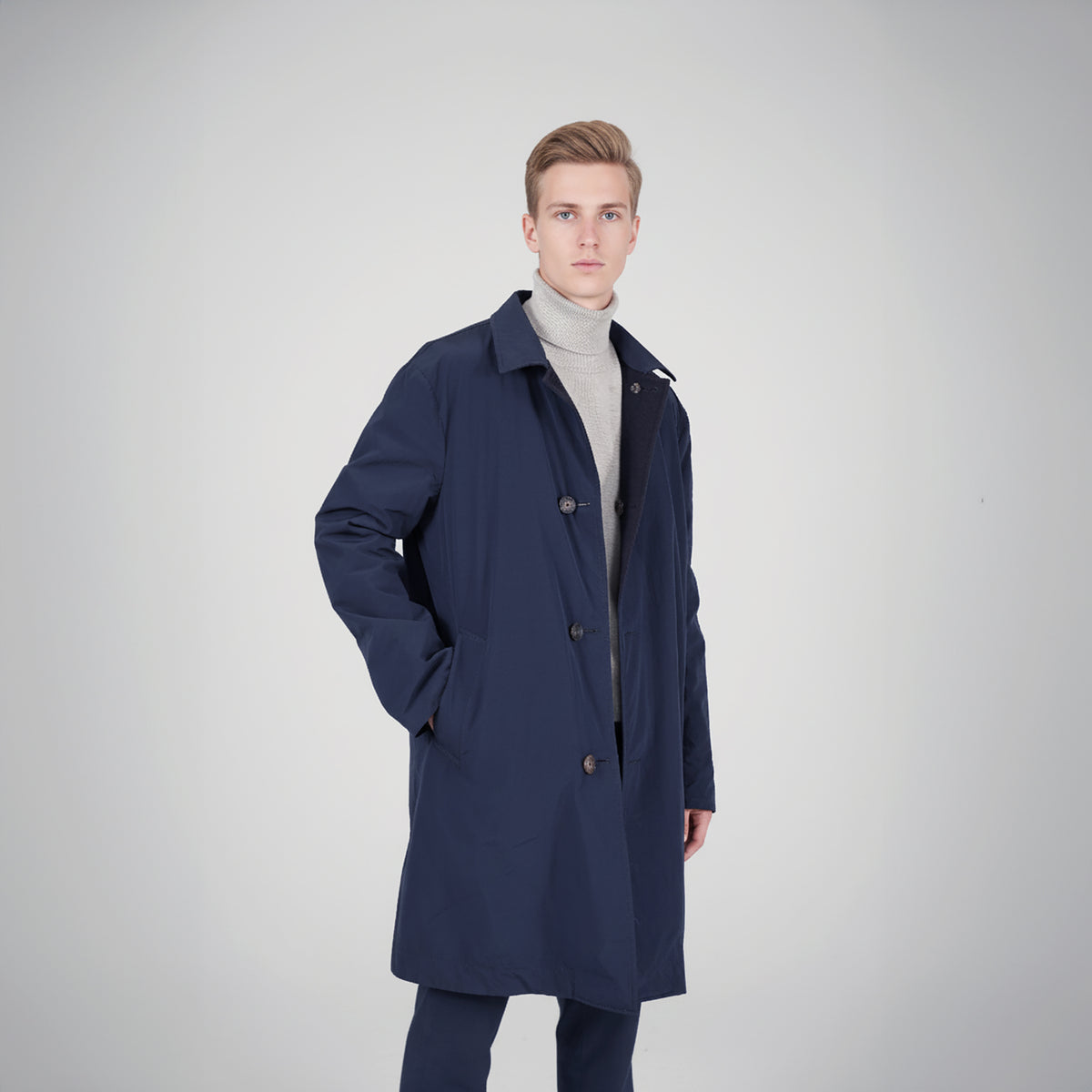 Panicale Men's Coat - Blue Navy (U371007CAP)