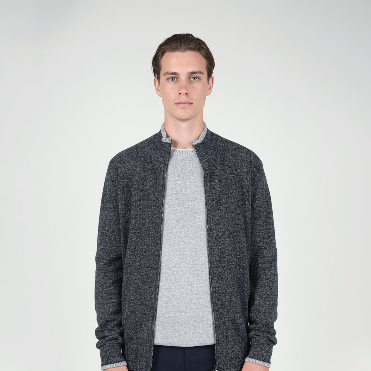 Panicale Men's Zip Jacket - Iron (U370654GZ)