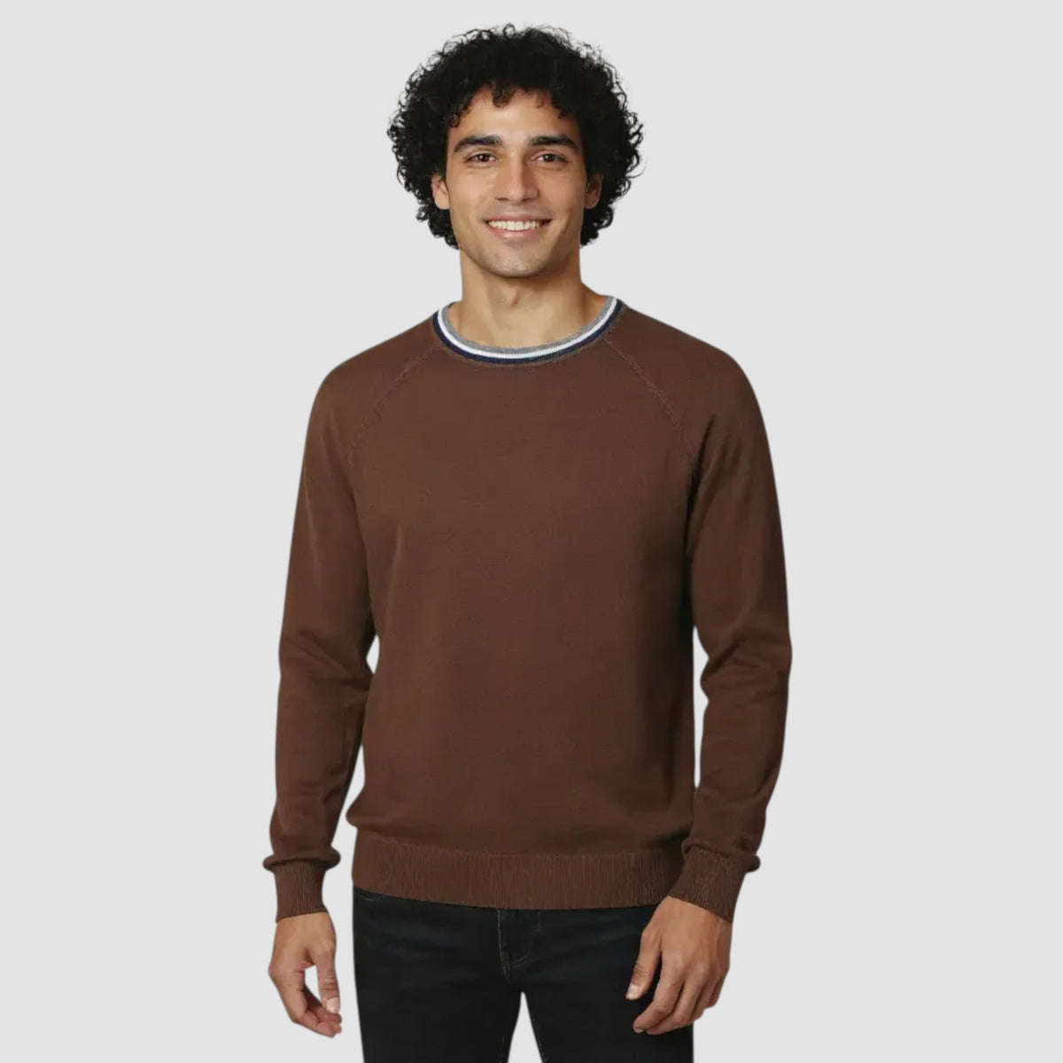 Panicale Men's Round Neck - Prune (U370231G)