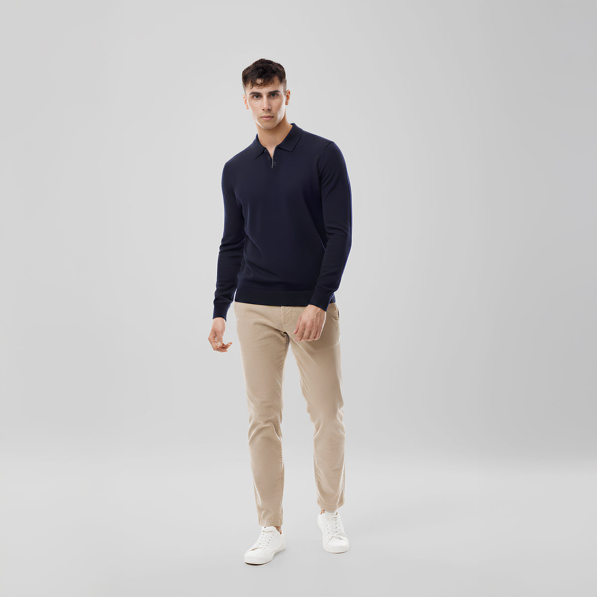 Panicale Men's Buttoned Polo - Deep (U370403PB)